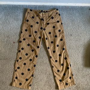 COPY - J. Crew polka dot trousers